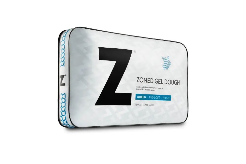 Zoned dough pillow